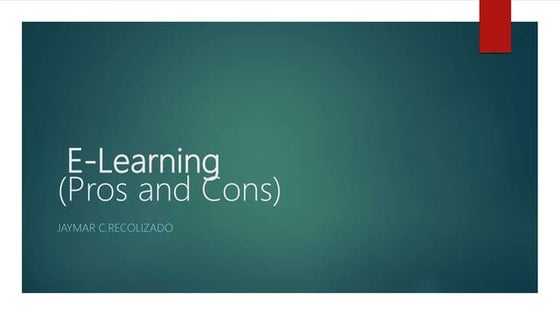 Online learning | PPT
