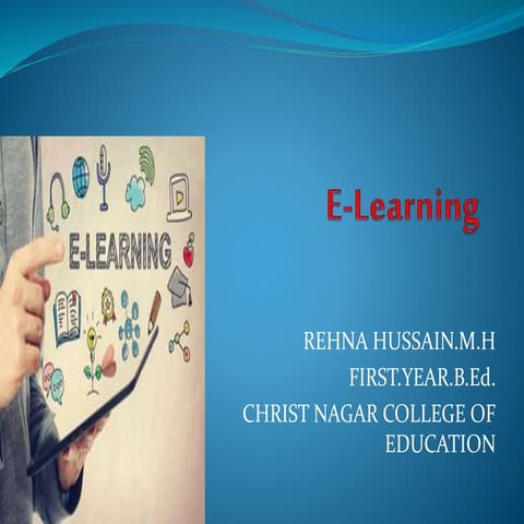 E learning rehna