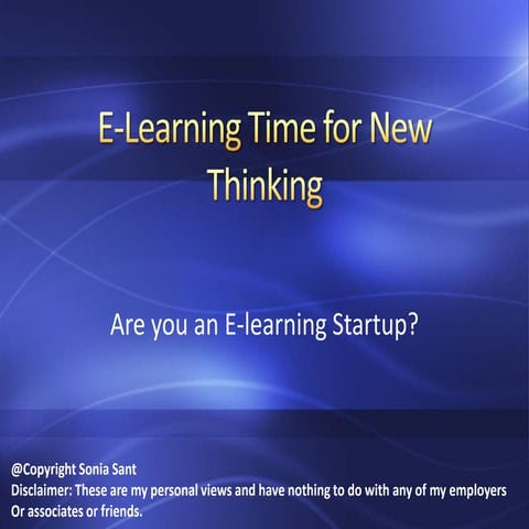 E learning startup: What can make you successful?