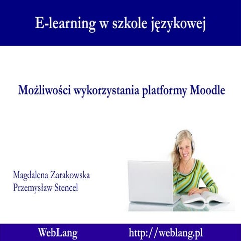 E Learning W Szkole Językowej - Kraków 6.03.2010