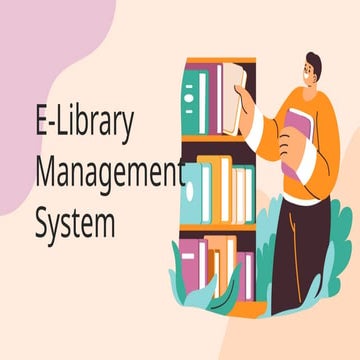 E-library (ppt) for the final project an | PPTX