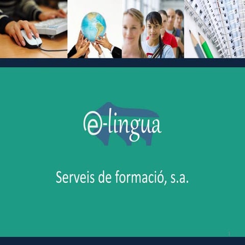 E lingua presentació