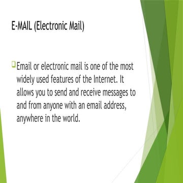 creation of personal e-mail id | PPTX