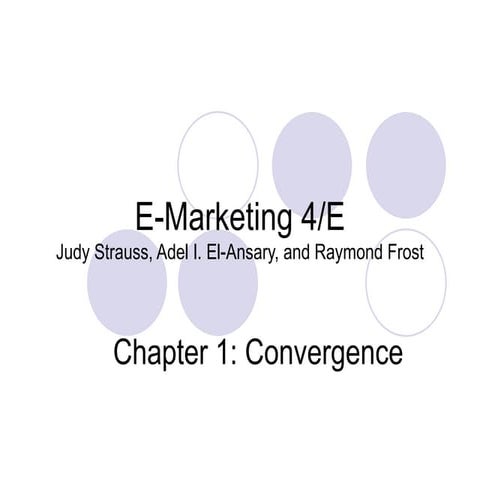 E Marketing Ch1 Convergence