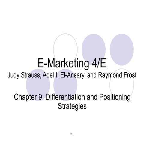 E Marketing Ch9 Differentiation Positioning