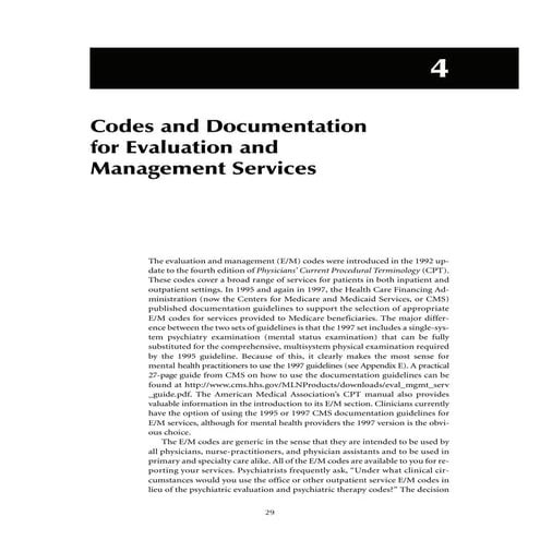 E+M Coding Guidelines | PDF