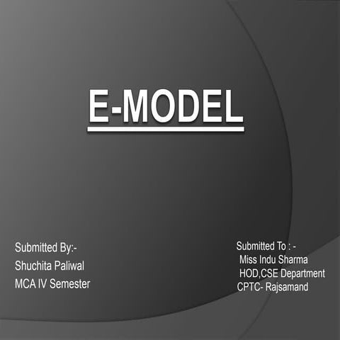 E model