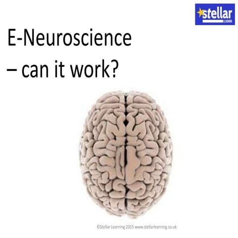 E neuroscience - can it work?