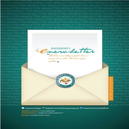 Superiority E - Newsletter April Edition 2014