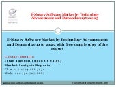 E notary software by technology advancement and demand 2019 to 2025