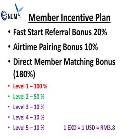 E Num X Member Incentive Program | PPT