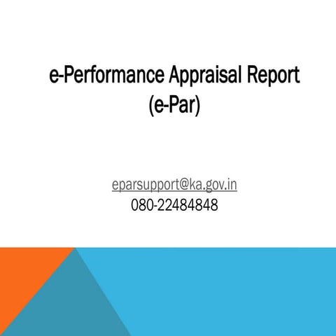 Comprehensive Guide to e-Performance Appraisal Report (e-Par) Workflow ...