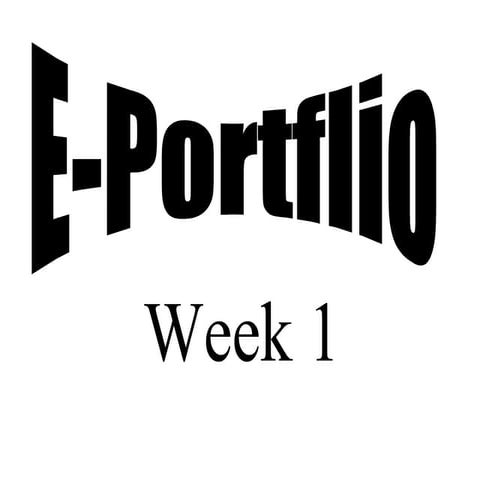 E Porfolio