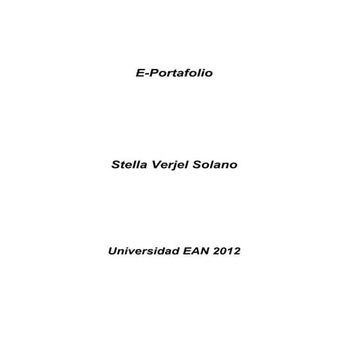 E-portafolio