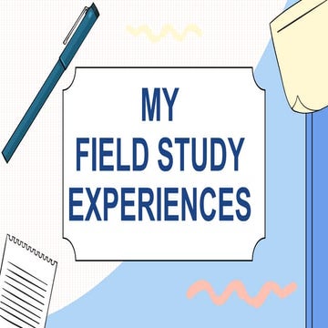 Pre-service internship portfolio for elementary