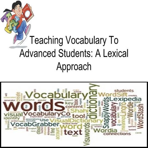 Teaching Vocabulary To Advanced Students: A Lexical Approach