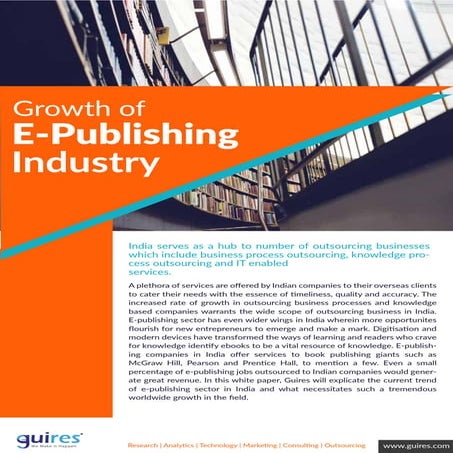 Growth of E-Publishing Industry