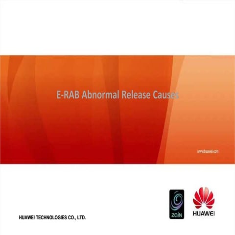 Comprehensive Analysis of E-RAB Abnormal Release Causes in LTE Networks ...