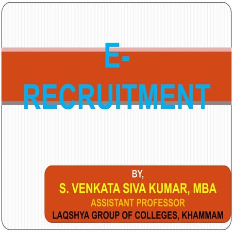 E recruitment