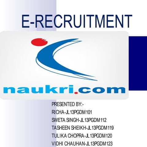 E recruitment