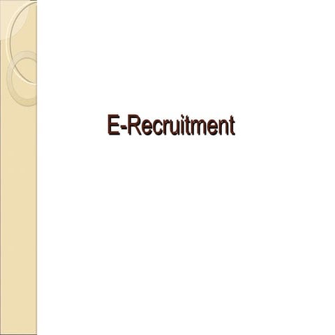 E Recruitments
