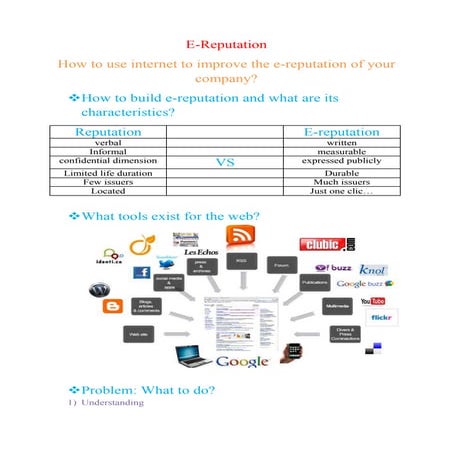 E-reputation | PDF