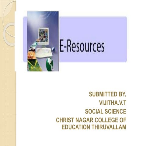 E resources