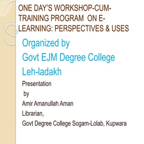 E resources and search strategy