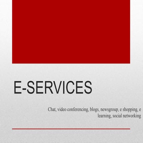 E services 