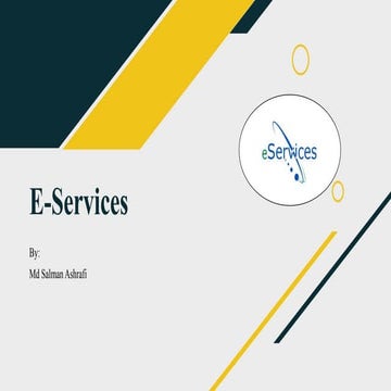 E services in service marketing