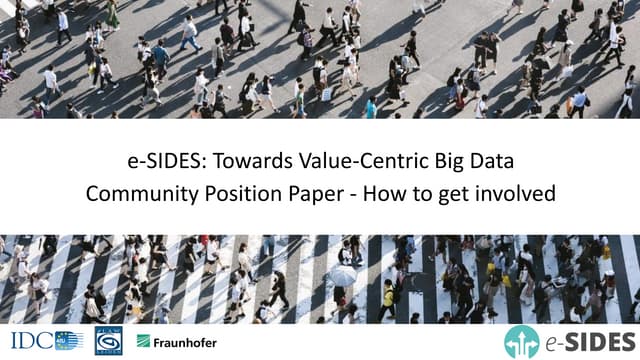 e-SIDES Community Position Paper User Manual