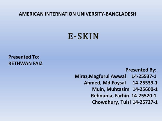 E skin.pptx