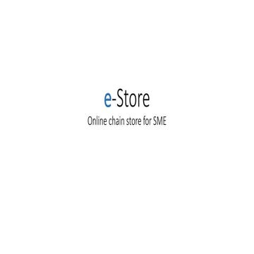 E store | PPTX