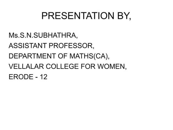 Differential Equations Presention powert point presentation | PPT