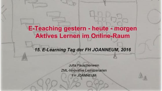 E-Teaching gestern - heute - morgen