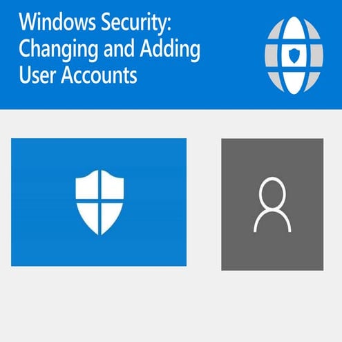 Windows Security: Changing and Adding User Account | PPTX