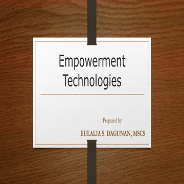 Empowerment Technologies Module1