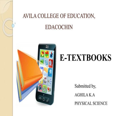 E textbooks