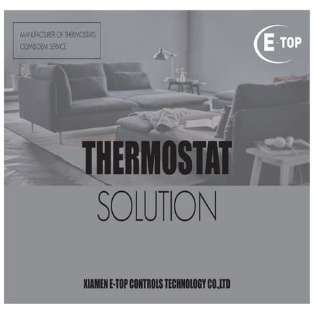 E top controls thermostat catalog | PDF