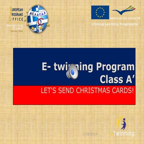 Πρόγραμμα e-Twinning «LET’S SEND CHRISTMAS CARDS»