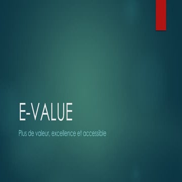 Evaluefr presentations