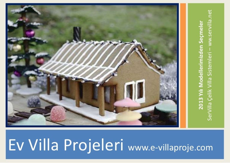 Ev Villa Projeleri Katalogu, Çelik Villa, Çelik Ev, Amerikan Villa