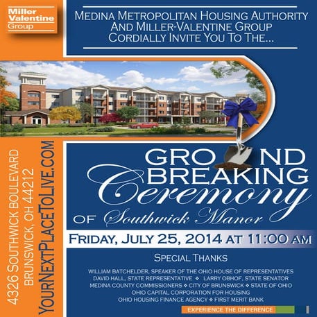 Ground Breaking E-Vite Sample