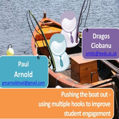 Pushing the boat out