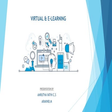 Virtual and E-Learning