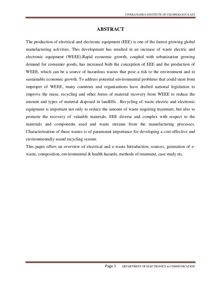 development of paper recycling technique