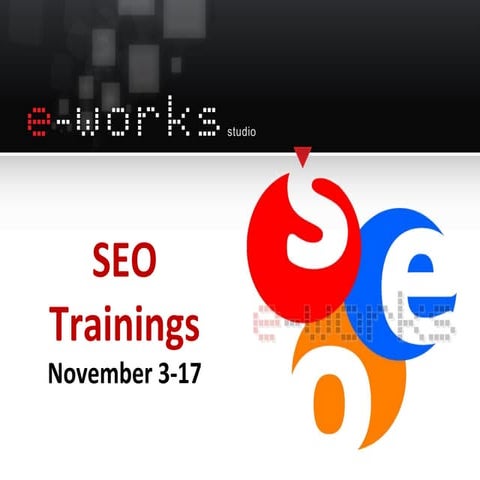 e-Works SEO Trainings 2