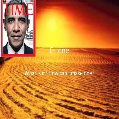 E zine