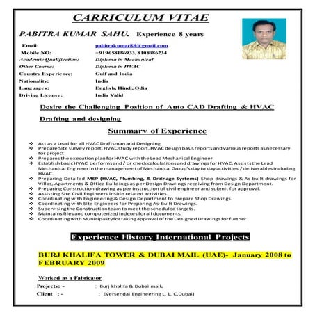 PABITRA HVAC DRAFTSMAN