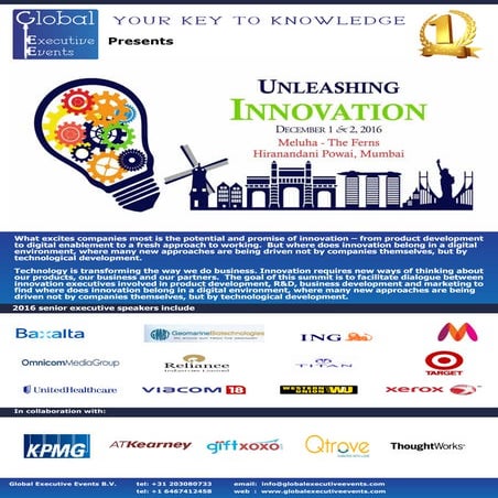 Unleashing Innovation Summit - New